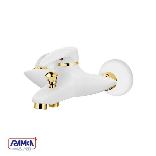 شیر حمام کاویان مدل پروانه سفید طلایی