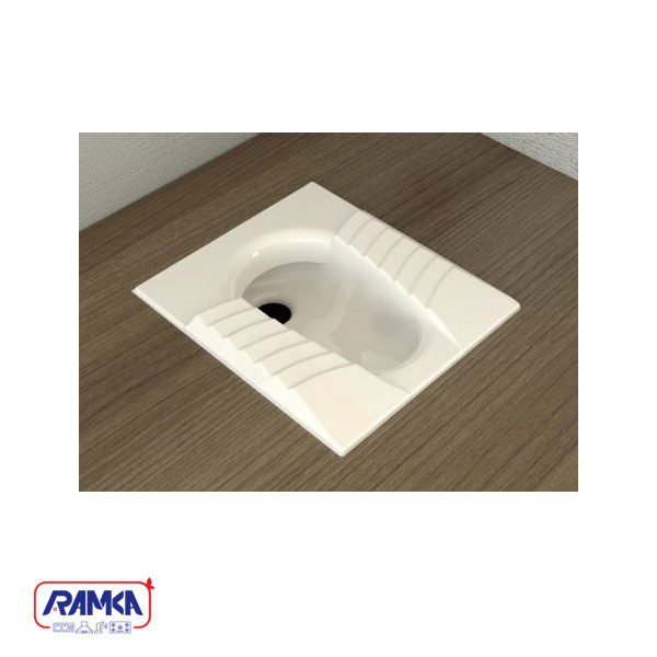 توالت زمینی گلسار مدل مارانتا ریم لس 3