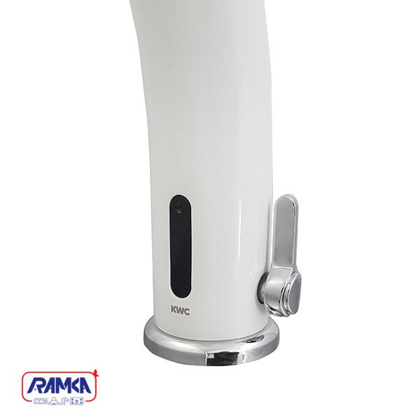 شیر روشویی الکترونیکی kwc مدل زئوس سفید 2