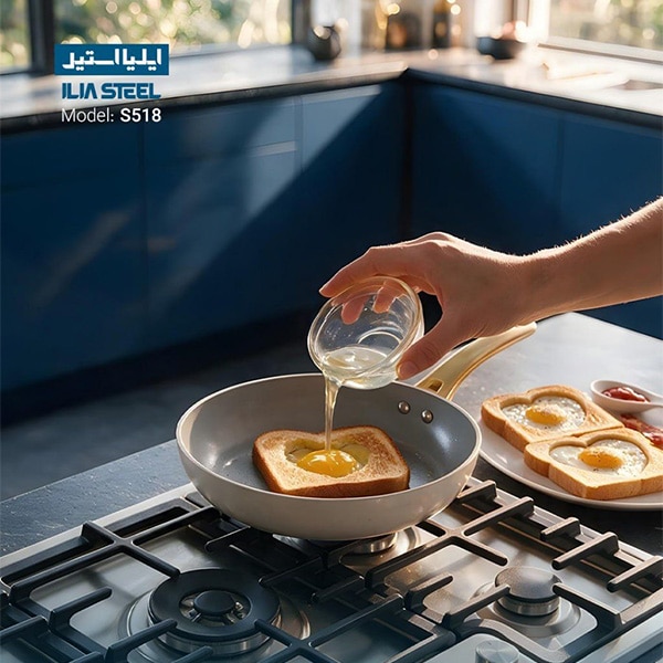 اجاق گاز ایلیا استیل مدل 518 7